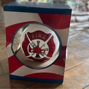 Fireman/Fire Dept Ornament “First In, Last Out”